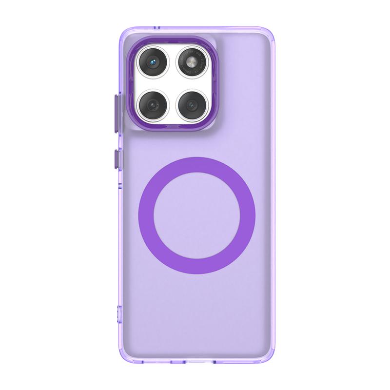 Transparent Case For Motorola Edge 60 Case Moto Edge 60 Fusion Magnetic Adsorption Wireless Charge Cover For Moto Edge 60 Case