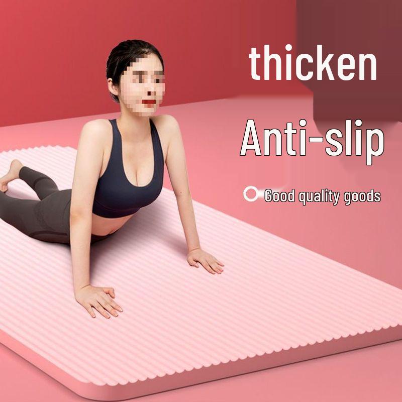Girls' Non-Slip Yoga Mat: Widened, Thickened, Soundproof, Shock-Absorbing for Home, Dorm & Indoor Dance