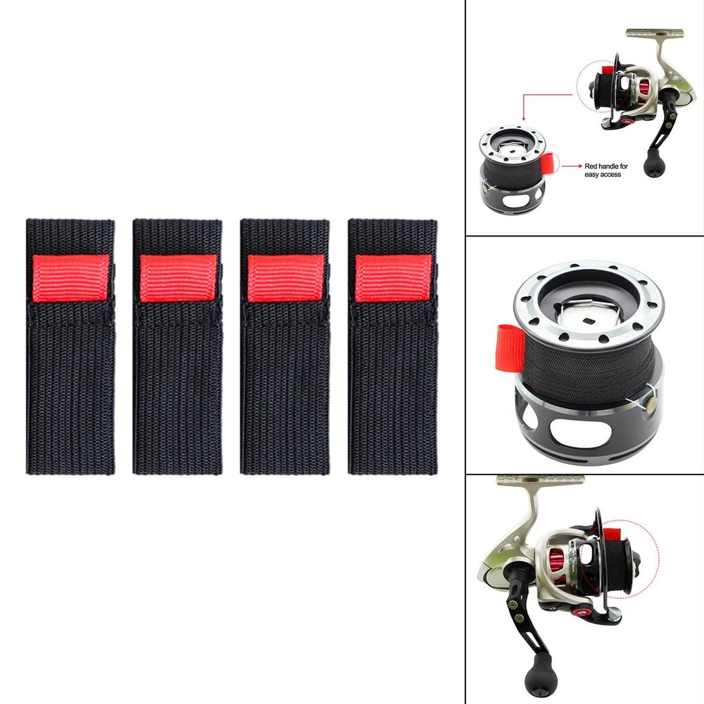4 Pieces Fishing Belt Band Reel Spool , M