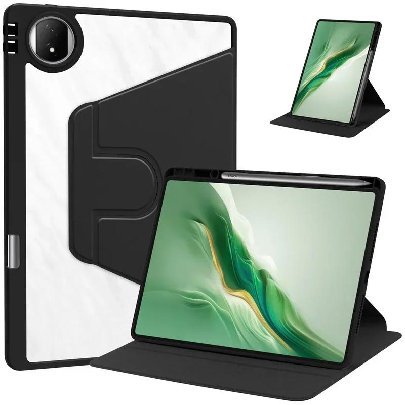

Ударопрочный смарт-чехол для Honor MagicPad 2, чехол 12,3 дюйма, вращающийся на 360 градусов, чехол для планшета Honor MagicPad 2 MagicPad2 12,3 дюйма For MagicPad 2 12.3 чёрный