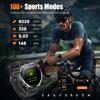 New Outdoor Military 1.85-inch AMOLED Smart Watch Fitness Clock Men 1000mAh Battery 10ATM Waterproof HD Call Bracelet Men