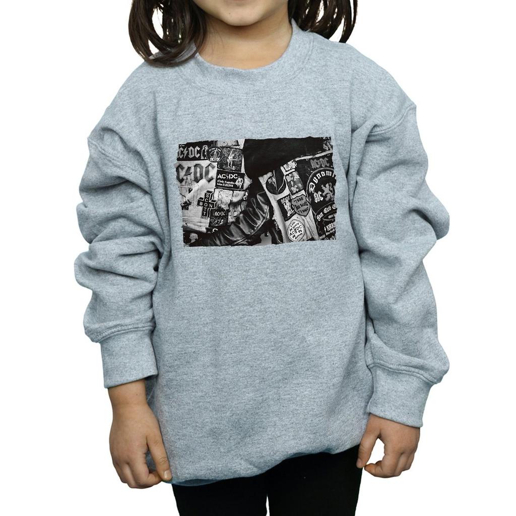 AC/DC Girls Badges And Posters Collection Sweatshirt