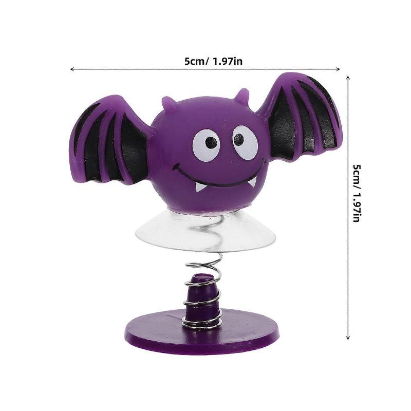 Halloween Jumping Bat Toys Purple for Playing 5Pcs Office Desktop Toys