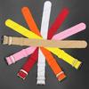 14mm 16mm 18mm 20mm 22mm Perlon Woven Nylon Watchbands Fabric Bracelet Military Men Watch Strap Metal Buckle Black Blue Band