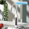 3000W Instant Water Heater Faucet 360 Degree Rotatable Water Pipe IPX4 ABS Tankless Stainless Steel Kitchen Heating Tap for Home