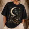 Rabenmond T-Shirt und Kinder-T-Shirt, Gotisches Krähen Grafik-T-Shirt, Dunkles Cottagecore Shirt und Kinder-T-Shirt, Mystisches Pilz-Oberteil, Hexische Naturgeschenk