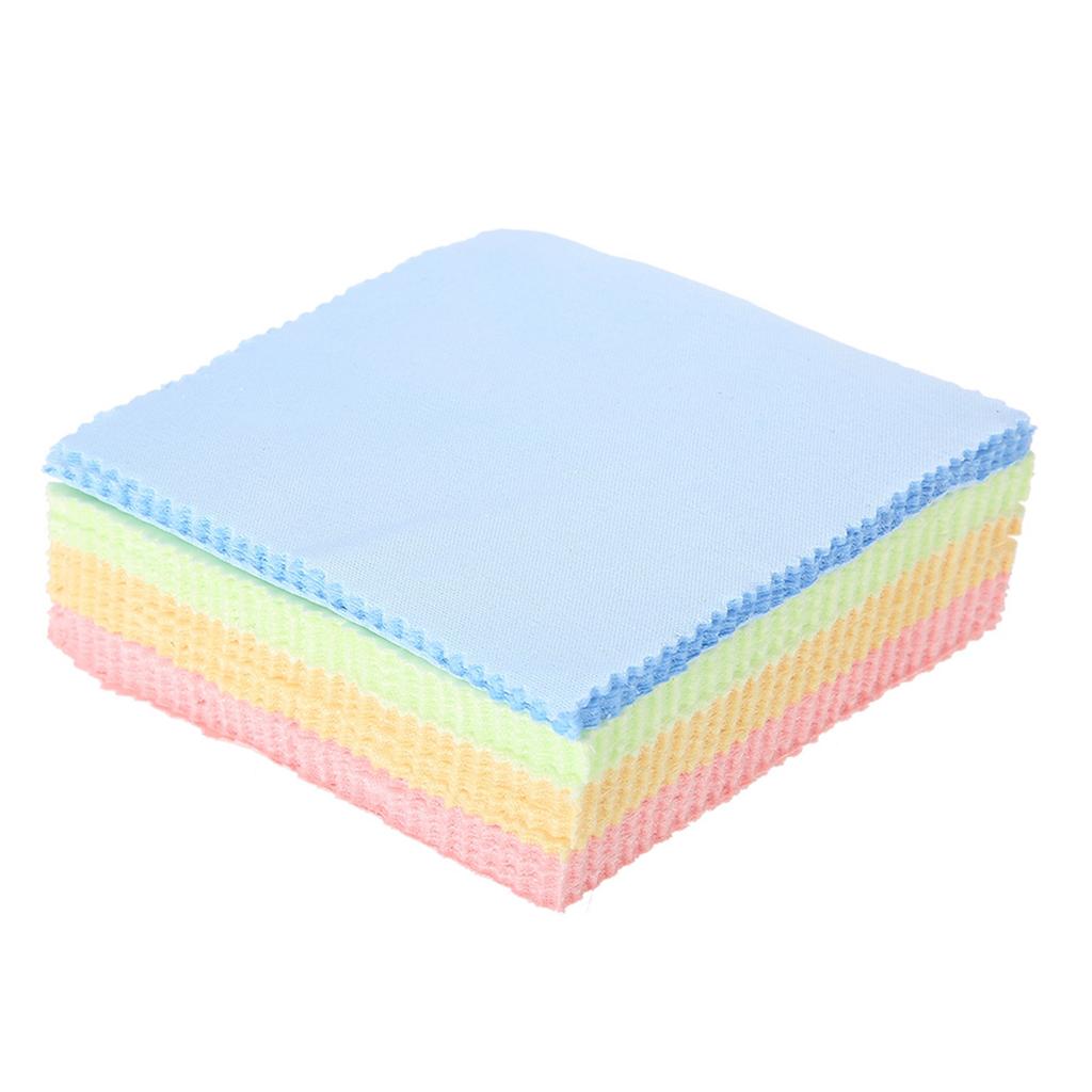 50 Stück Schmuckreinigungszubehör Poliertuch zum Wischen von Platin Silber