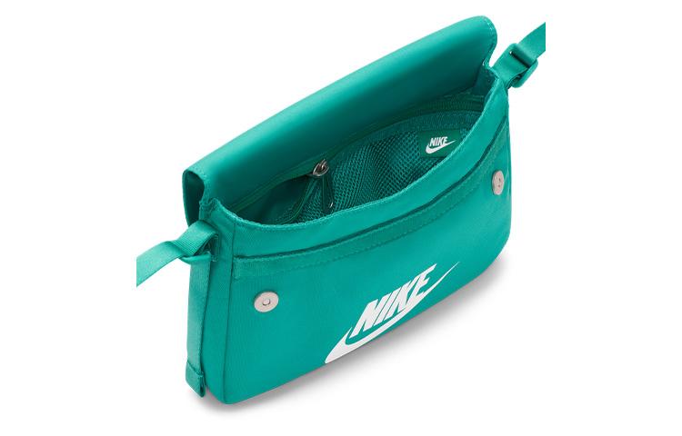 Men's Bag Nike Fabric Crossbody Bag, Shoulder Bag Unisex Sea God Green