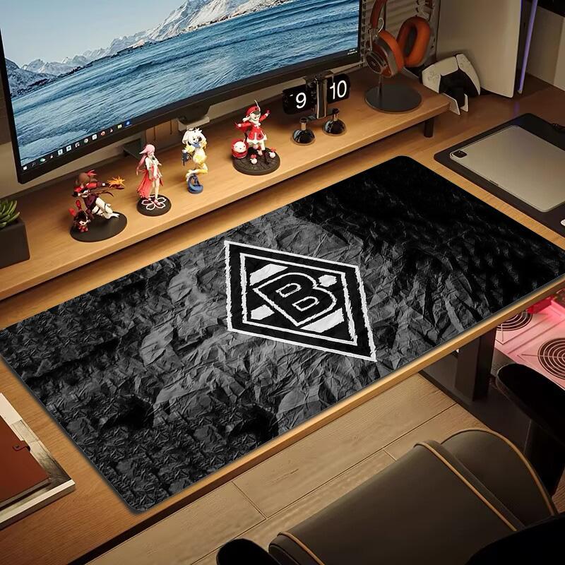 Borussia Mönchengladbach Print Cushion Non-slip Laptop Tablet Big Mousepad XXL Mat Mini PC Playmat With Lock edge