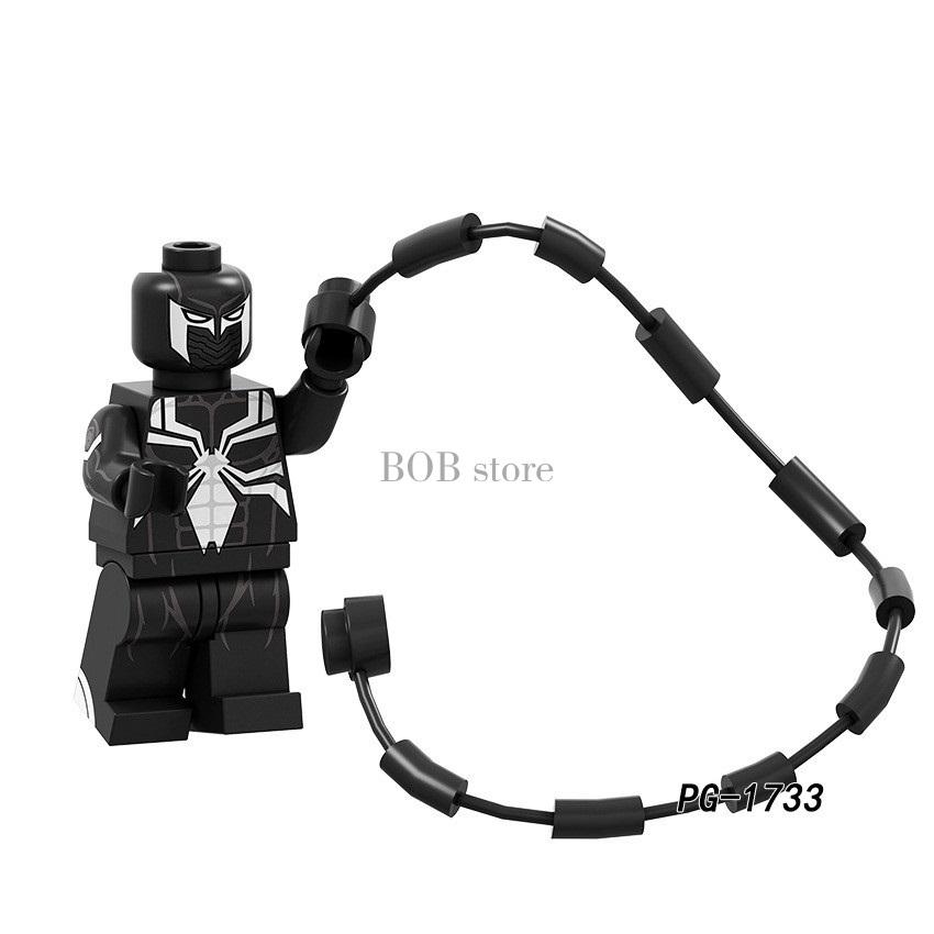 Minifigures Superhero Building Blocks Figurine Hulk Spider-Woman Toy
