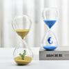 Creative 30-minute Christmas Hourglass Timer Animal Shape Home Decoration Glass Crafts