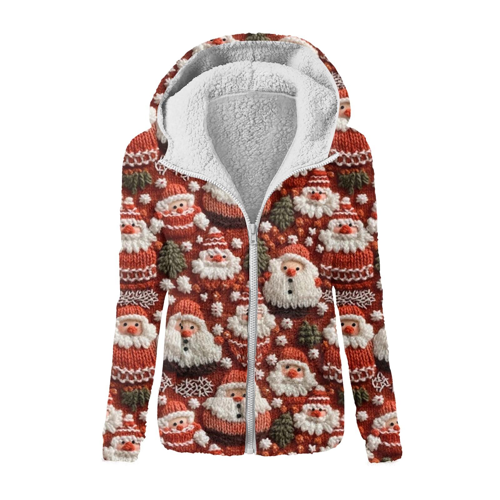 

Женская модная толстовка с принтом, свободная плюшевая куртка с капюшоном на молнии L белый