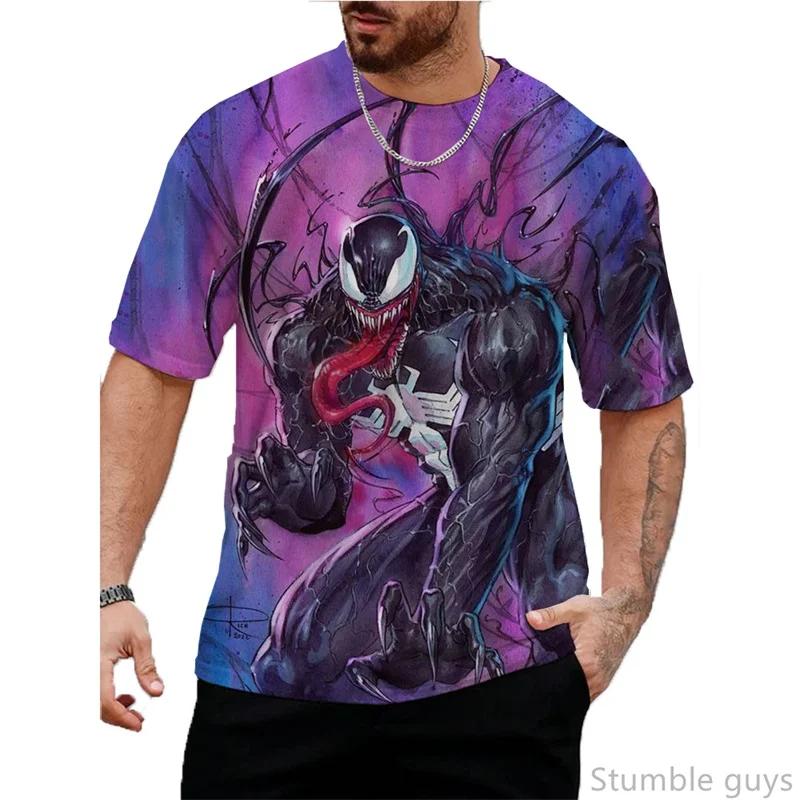 Kids Summer Venom Man Women Tshirt T-shirt Boys Clothes Girls Cartoon Short Sleeve