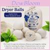 Wool Dryer Balls Set With Cotton Bag For Laundry Static Cling Removal Ecofriendly Fabric Softener
