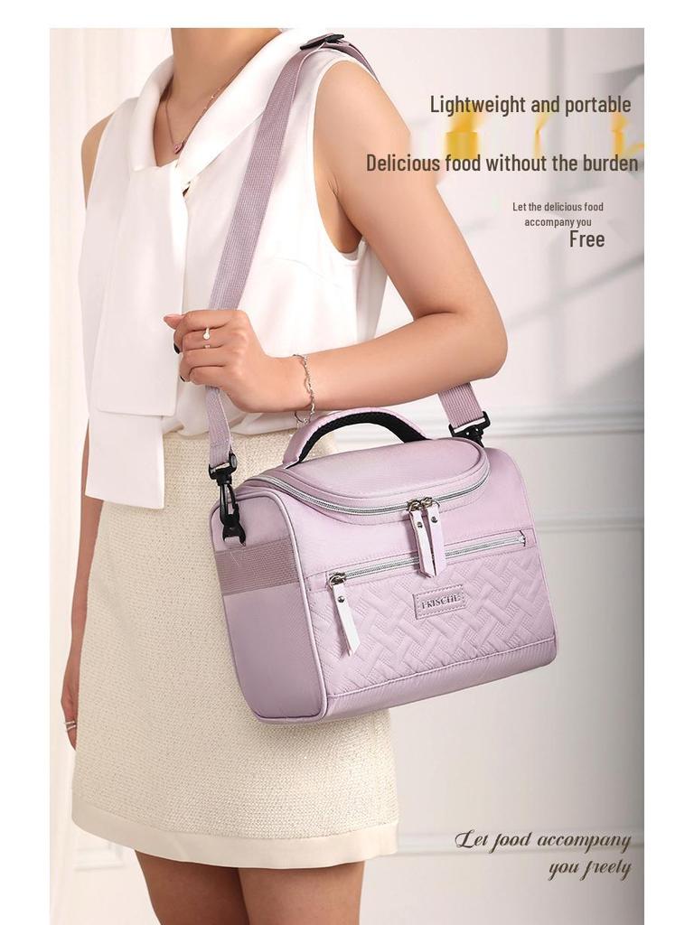 Insulated Portable Lunch Bag for Office, Student, Outdoor Picnic & Camping