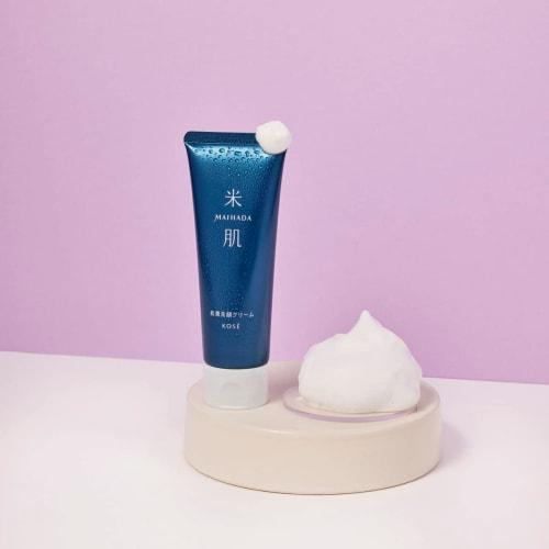 MAIHADA Skin Moisture Face Wash Cream Dense Foam Face Wash Pore Charcoal 120g Rice Power