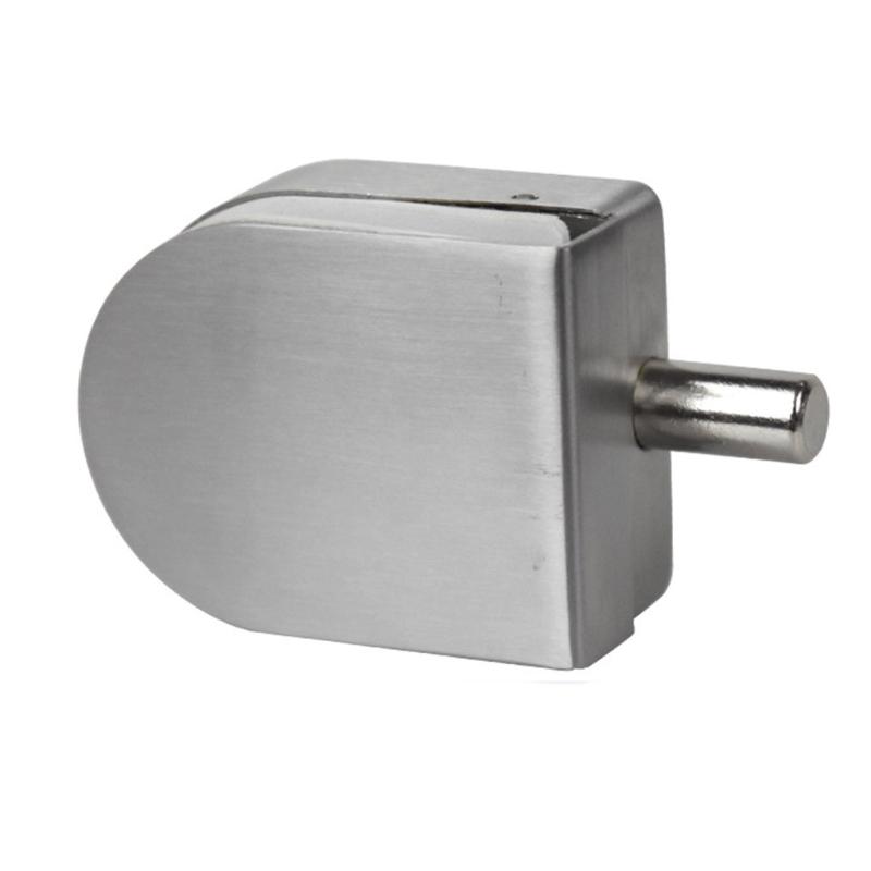 Glass Door Floor Lock Single Bolt Keyless Anti-Theft Locks Door Slide for Latch