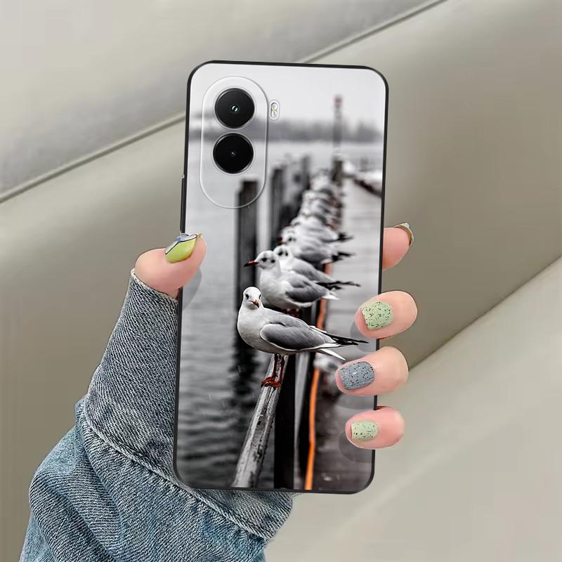 Soft Case For Xiaomi Poco M7 4G Case Cartoon Back Cover For Xiaomi Poco M7 Pro 5G Protective Animal Bumper PocoM7 m 7 Cool Bags