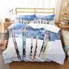  Mountain Ski Extreme Duvet Cover Set UK Single Double Queen US Twin Full King Size pkm Bed Linen Set