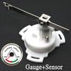 52mm 0-190ohm Wasserdichter Boots-Marine-Ruderwinkelsensor mit Ruderwinkelsensor 7-farbige Hintergrundbeleuchtung für Auto LKW 12V/24V