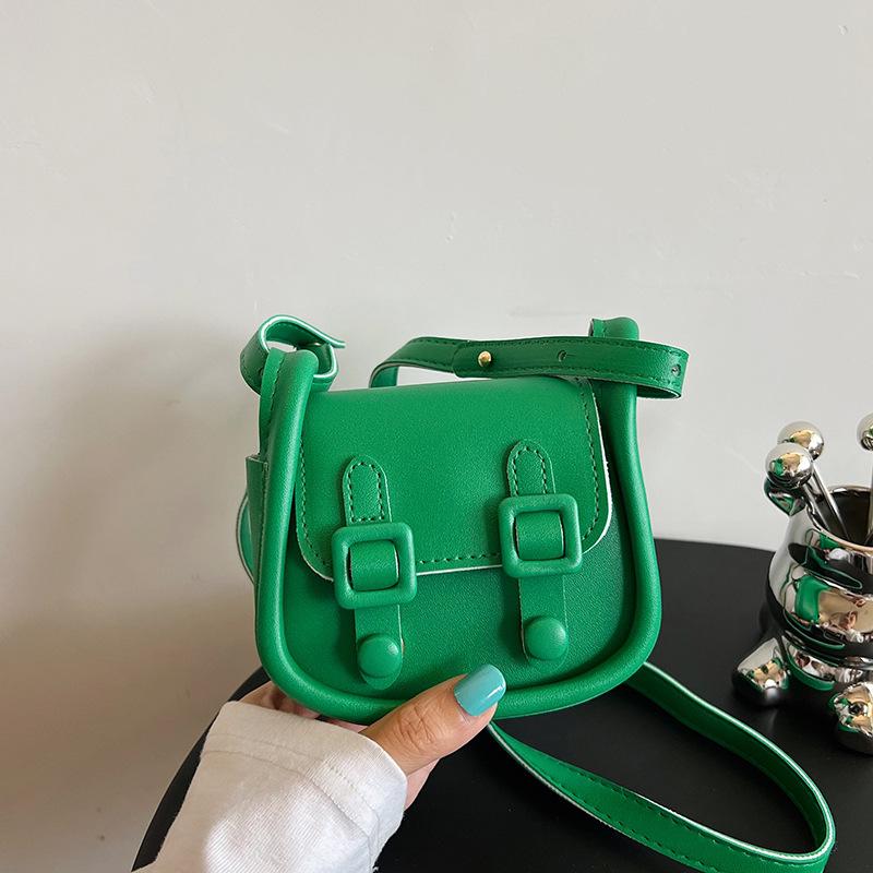 Damen Retro Mini Satteltasche - Lippenstift Handtasche, Schlichter Lässiger Schulter- oder Umhänge-Stil