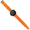 ERBORD Universal Silicone Strap 22mm, Tropic, Orange / Black Buckle
