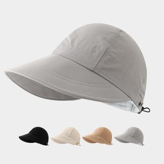 Sonnenschutzhut mit verstellbaren Riemen, Outdoor-Sonnenhut mit verlängertem Schirm, Vielseitige Sommerkopfbedeckung zum Radfahren, Tennis, Wandern