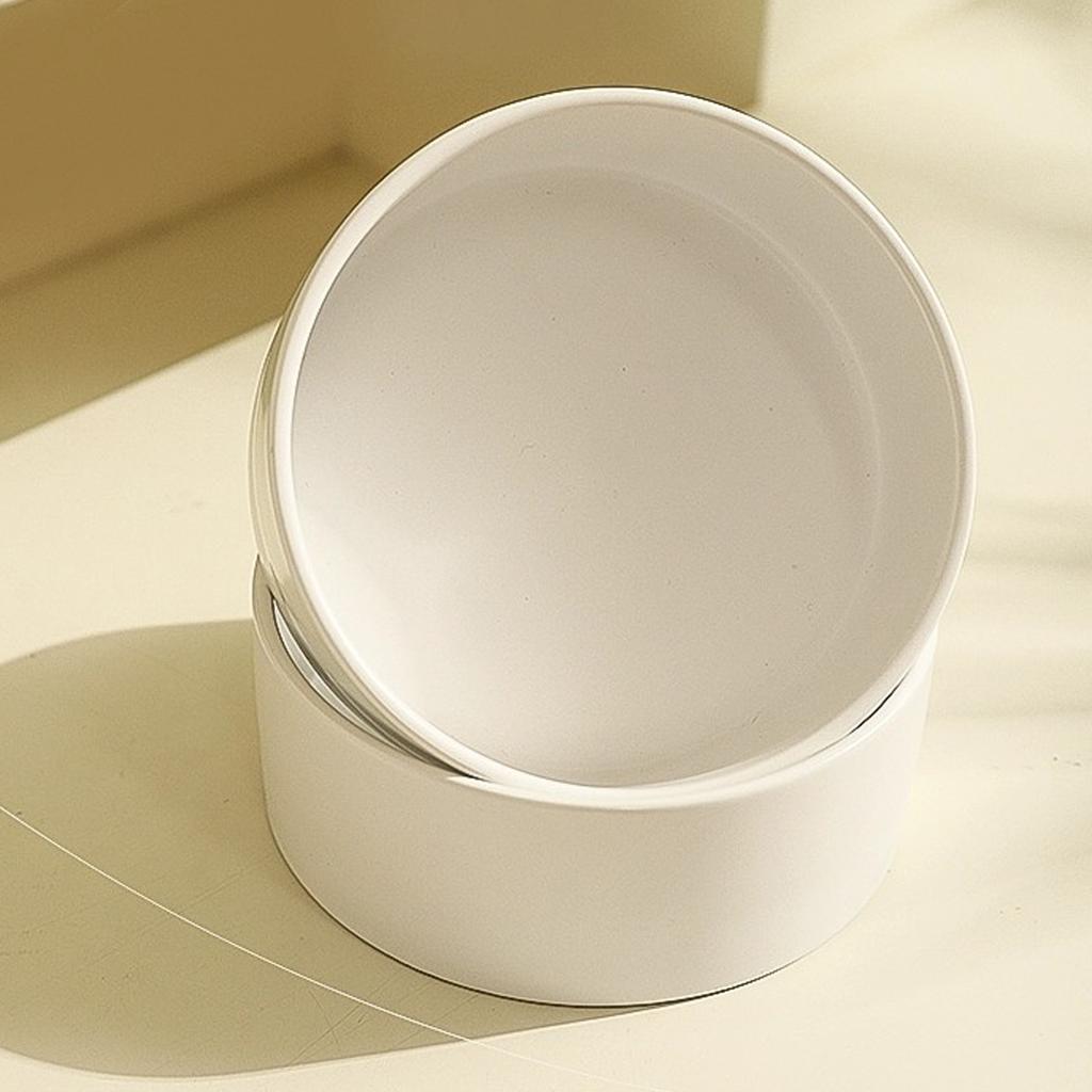 Warm Drinking Double Ceramic Bowls for Pets USB Heated Water Dish Bowl Food Feeder Bowl for Pet Indoor and Outdoor Use