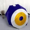 Colorful Evil Eye Amulet Pendant  Protection Charm Jewelry for Good Luck & Safety Umbrella, Portable 3 Fold Compact Umbrella for Men & Women,S217