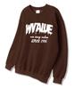 Wibelibellyu W Valueyu Oversized Terry Sweatshirt Brown