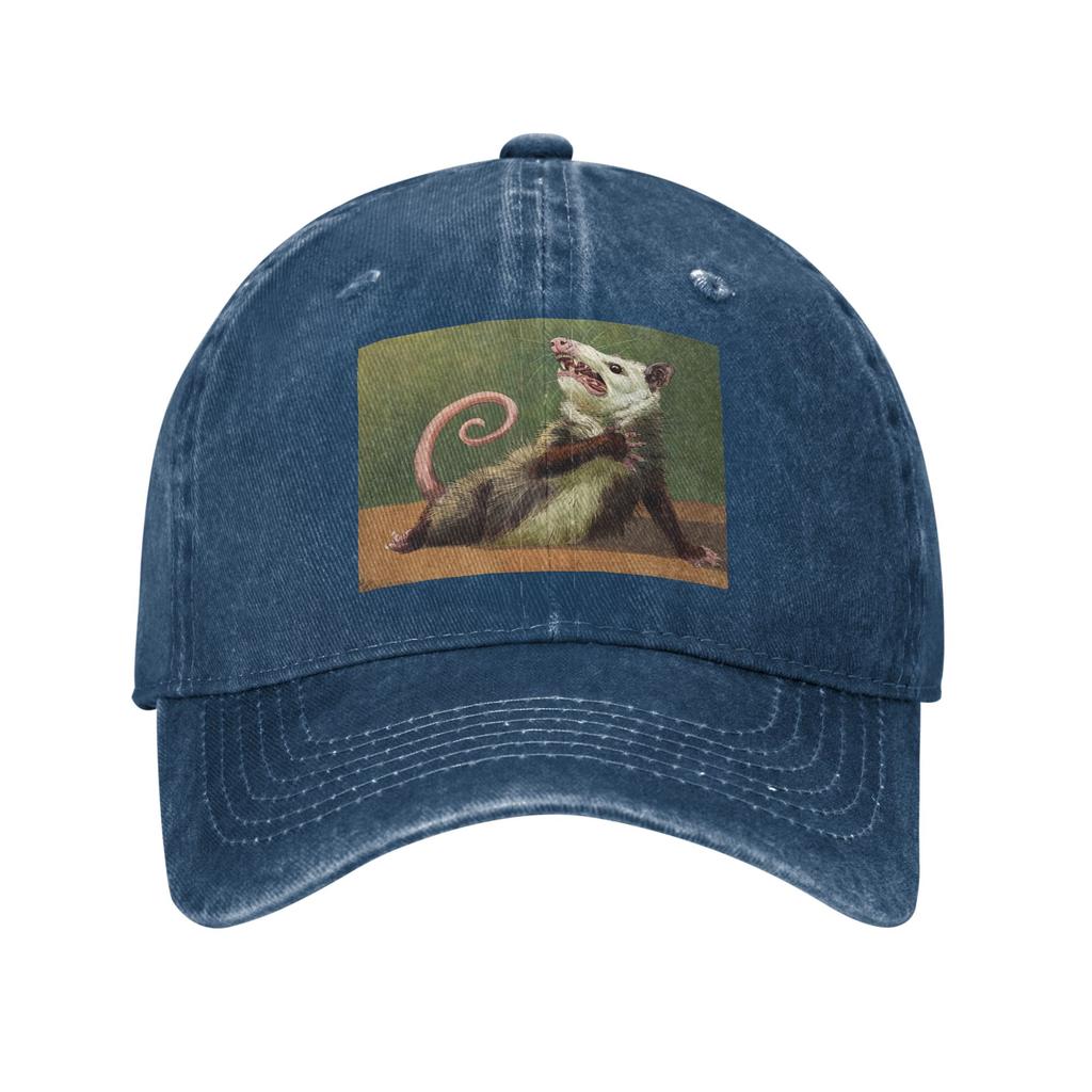Amateur Opossum Actress Baseball Caps Snapback Washed Denim Hats Adjustable Casquette Hip Hop Baseball Cowboy Hat for Unisex Women