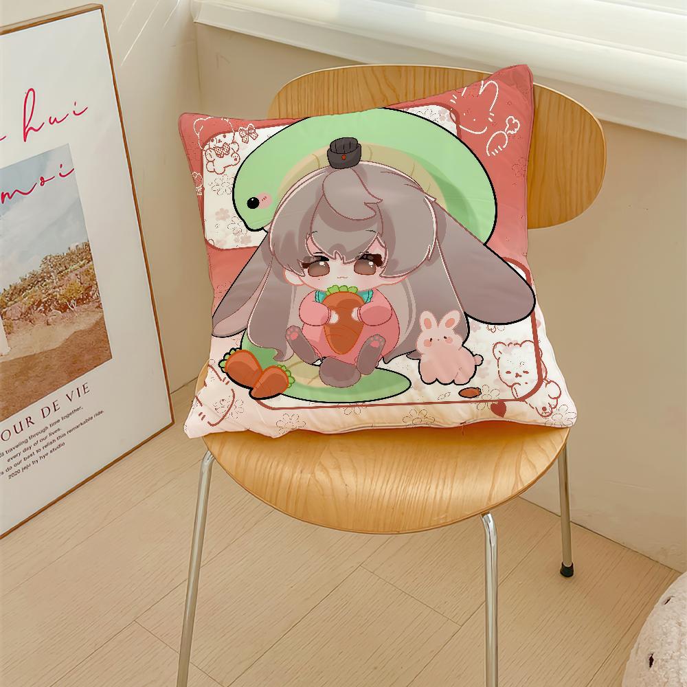 Game Love and Deepspace Kawaii Cushion Cover Pillow Cover Decoration Room Home Sofa Living Office Car Nordic Simplicity