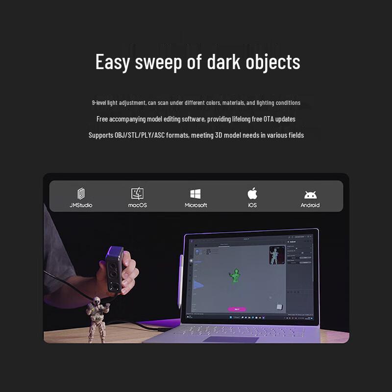 Jimumayida Seal Lite Professional Handheld 3D Scanner