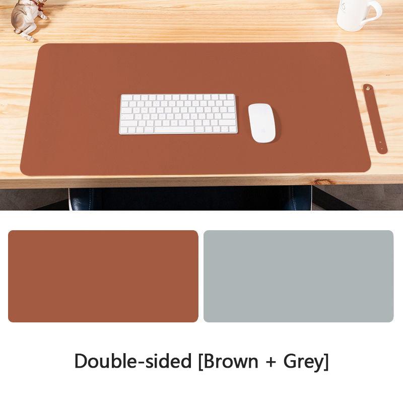 Large Size Office Desk Protector Mat PU Leather Waterproof Mouse Pad Desktop Keyboard Desk Pad Gaming Mousepad PC Accessories