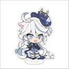 10CM Anime Genshin Impact Figure Stand Model Furina de Fontaine Cute Desk Decor Standing Sign Gifts