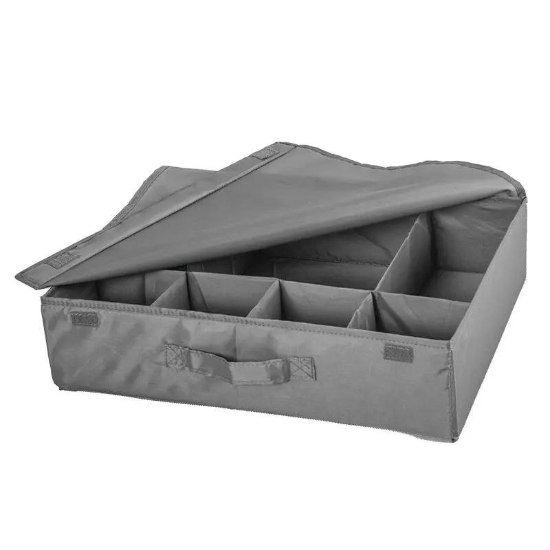 Underwear Socks Sorting Storage Box Home Use Fabric Divided Organizer Drawer Separator Box for Underwear And Underpants