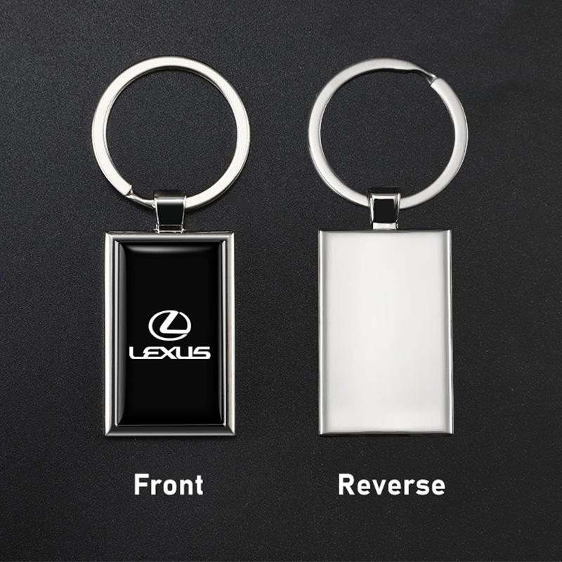1Pcs Zinc Alloy Car Keyring Pendant Men Auto Emblem Keychain For Lexus LS LC RZ IS350 ES300 GS350 CT200h GX460 LX570 RX500h