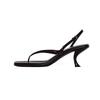 High Heeled Sandals for Women in the Summer of 2025, New French Style Open Toed Sandals,fashionable Square Toe Slim Heel Sandals