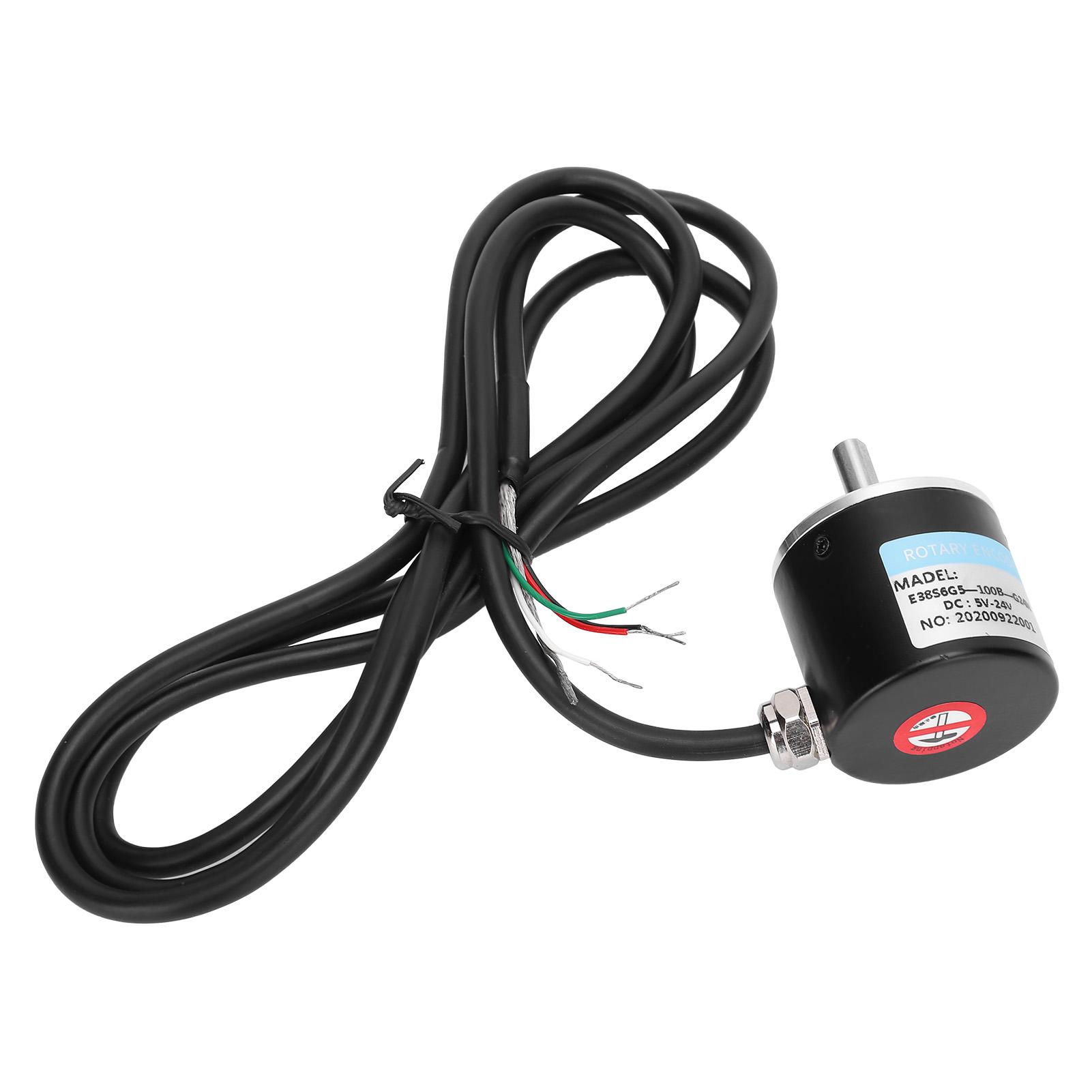 

Інкрементальний енкодер AB 2Фазовий Інкрементальний 524В DC Енкодер з суцільним валом для інженерії офісної автоматизації600B