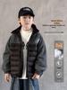 2025 Zhongda Boys' Hooded Down Jacket - White Duck Down, Autumn/Winter Collection