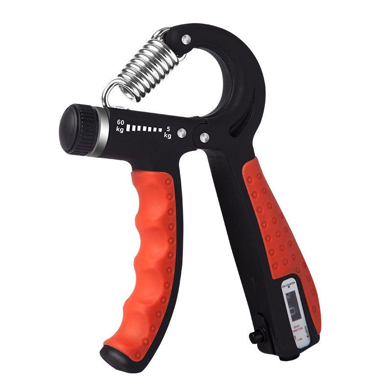 Adjustable Hand Gripper with Counter for Finger, Wrist, and Arm Strength Training