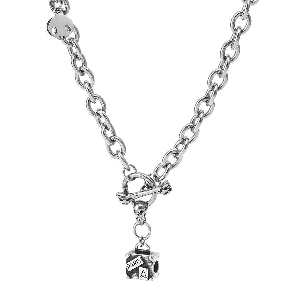 

Стильные украшения высокого класса: Элегантная цепочка-подвеска из титановой стали для женщин