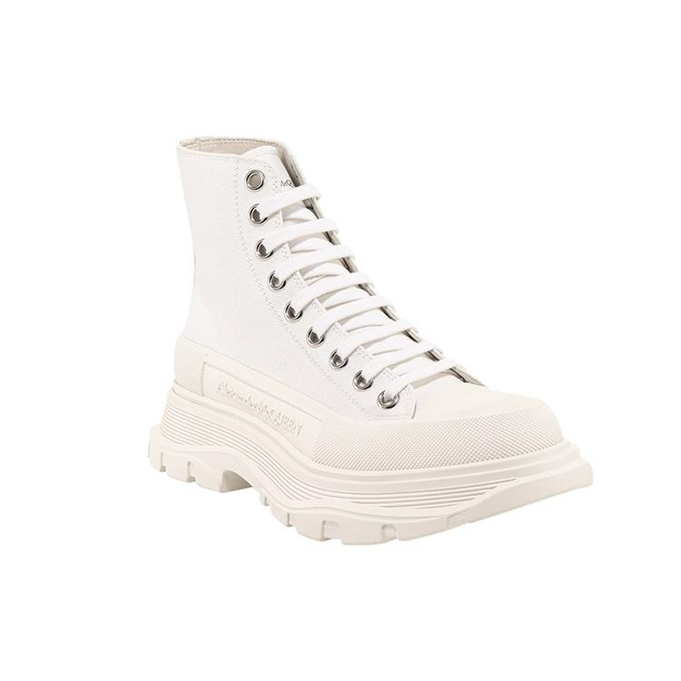 (WMNS) Alexander McQueen Tread Slick Boot 'Canvas White' Women's 611706W4MV29000
