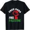 Free Palestine Arabic Support Palestine and Gaza Jerusalem Unisex T-Shirt