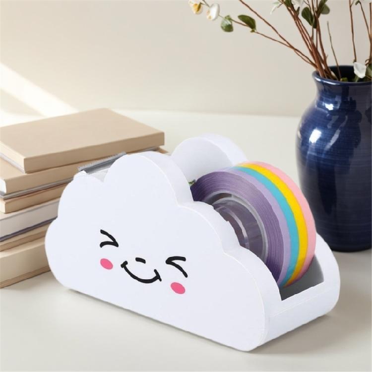 Desktop Tape Dispenser with Tape for Packaging Heavy Duty Tape Dispenser for Clear Tape Scrapbooking Tape Packing Tape