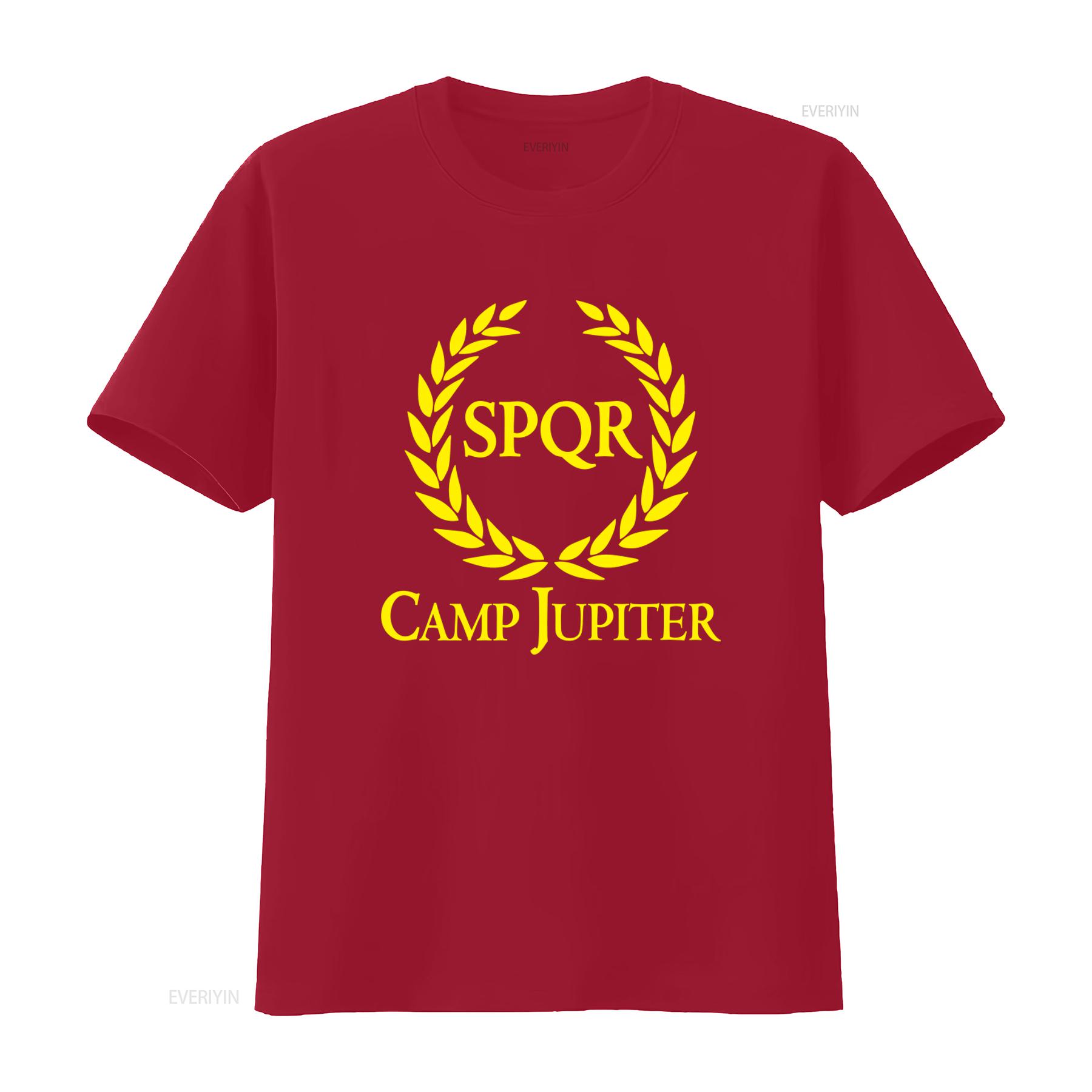 Camp Jupiter T Shirt for Adult Kids Size Percy Jackson Spqr Design Perfect Halloween Costume vintage Washed streetwear S