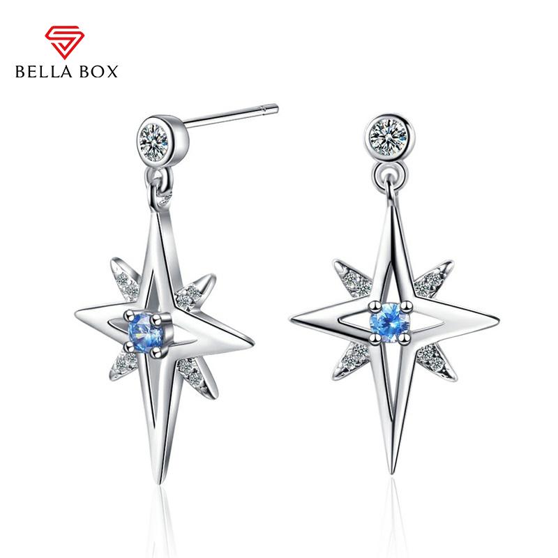 

BELLA BOX Роскошные женские серьги-подвески на свадьбу, помолвку и вечеринку