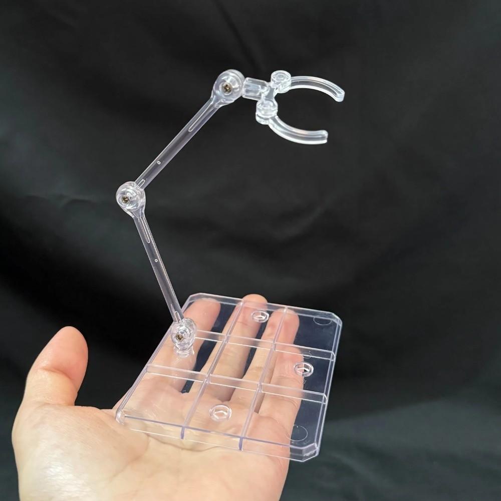 Transparent Action Figure Display Stand Assembly Movable Action Figure Base Rack PVC Gundam Models for HG 1/144 Cinema Game