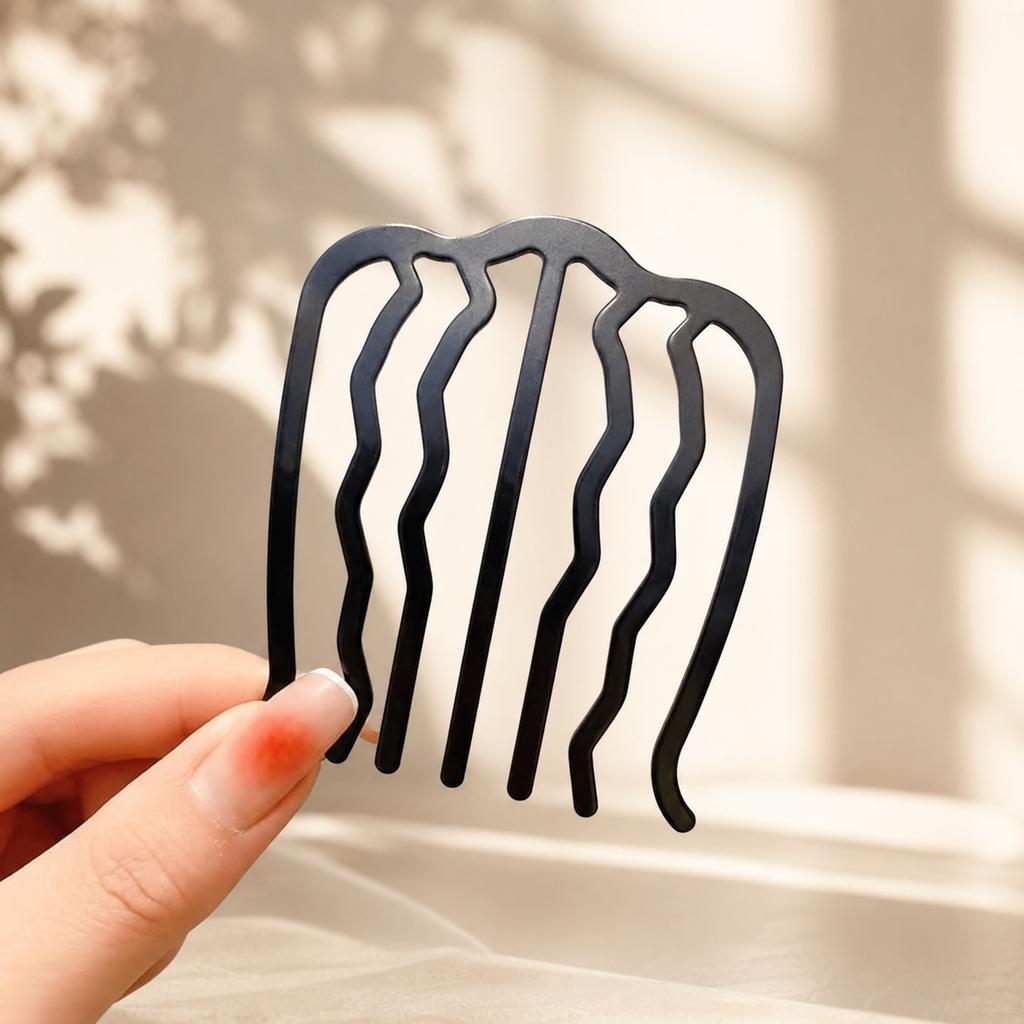 Fourchette à Cheveux en Alliage pour Femmes Épingle à Cheveux en Perle Coréenne en Forme de U Support pour Chignon Floral Bâtonnet à Cheveux Antidérapant pour Chignon Mariage Nouveaux Accessoires pour Cheveux