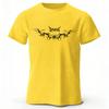 New Dark Gothic Style Pure Cotton Short Sleeved Mens Loose Oversized Sports Tshirt Soft Comfortable for Street Fashion Wear